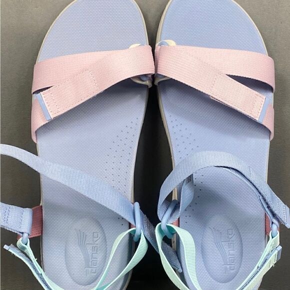 Dansko Racquel Sky Multi Webbing Sansals Womens size 10.5 (‘41’new without box) - Picture 6 of 9